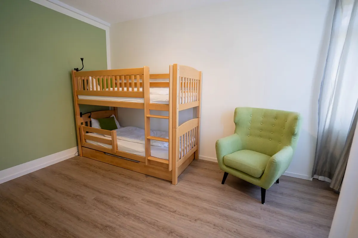 Kinderzimmer mit Etagenbett